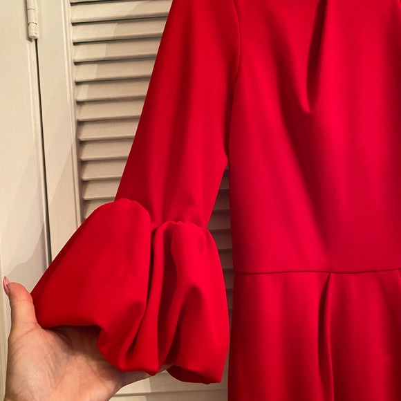 Betsy & Adam red dress size 6 NWT - Picture 2 of 9